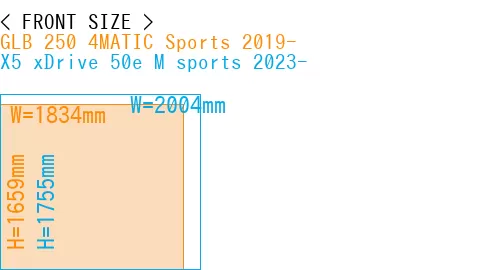 #GLB 250 4MATIC Sports 2019- + X5 xDrive 50e M sports 2023-